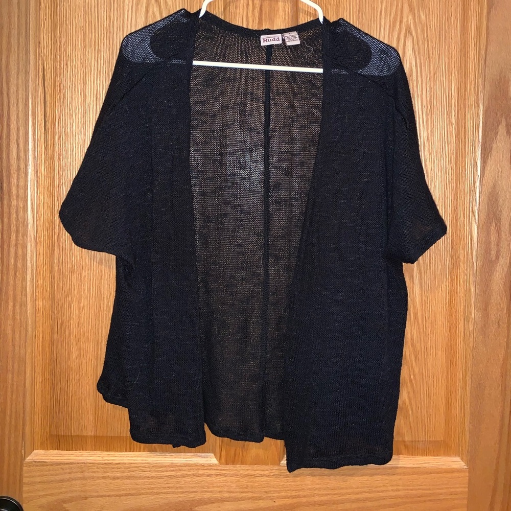 Short sleeve cardigan
